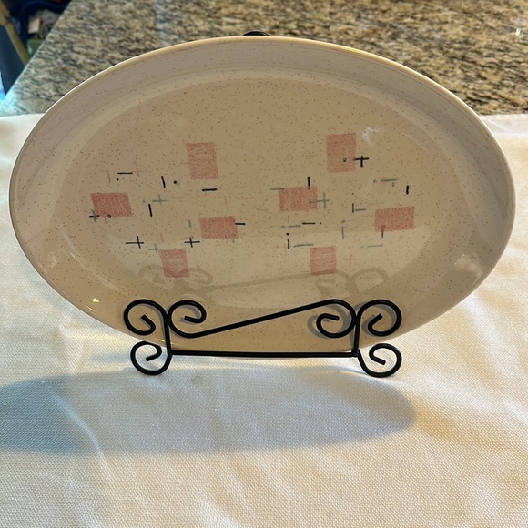 Vernon Ware Other - Mcm Vernon Ware oval platter “Tickled Pink”